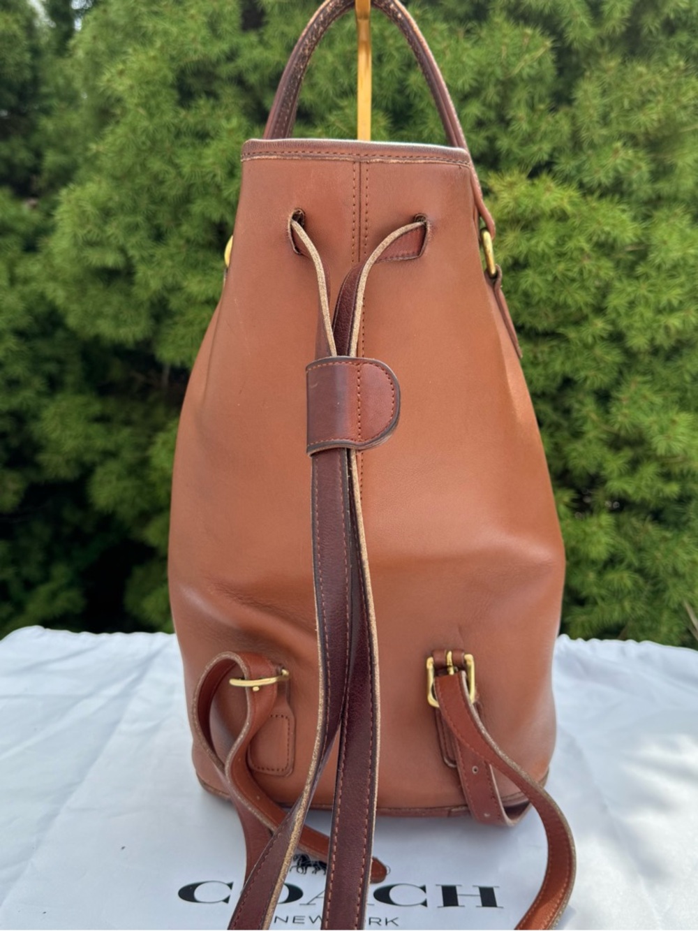 Coach Vintage Top Handle Sling Bucket Backpack Style 9992 - Authenticated - Picture 6 of 11